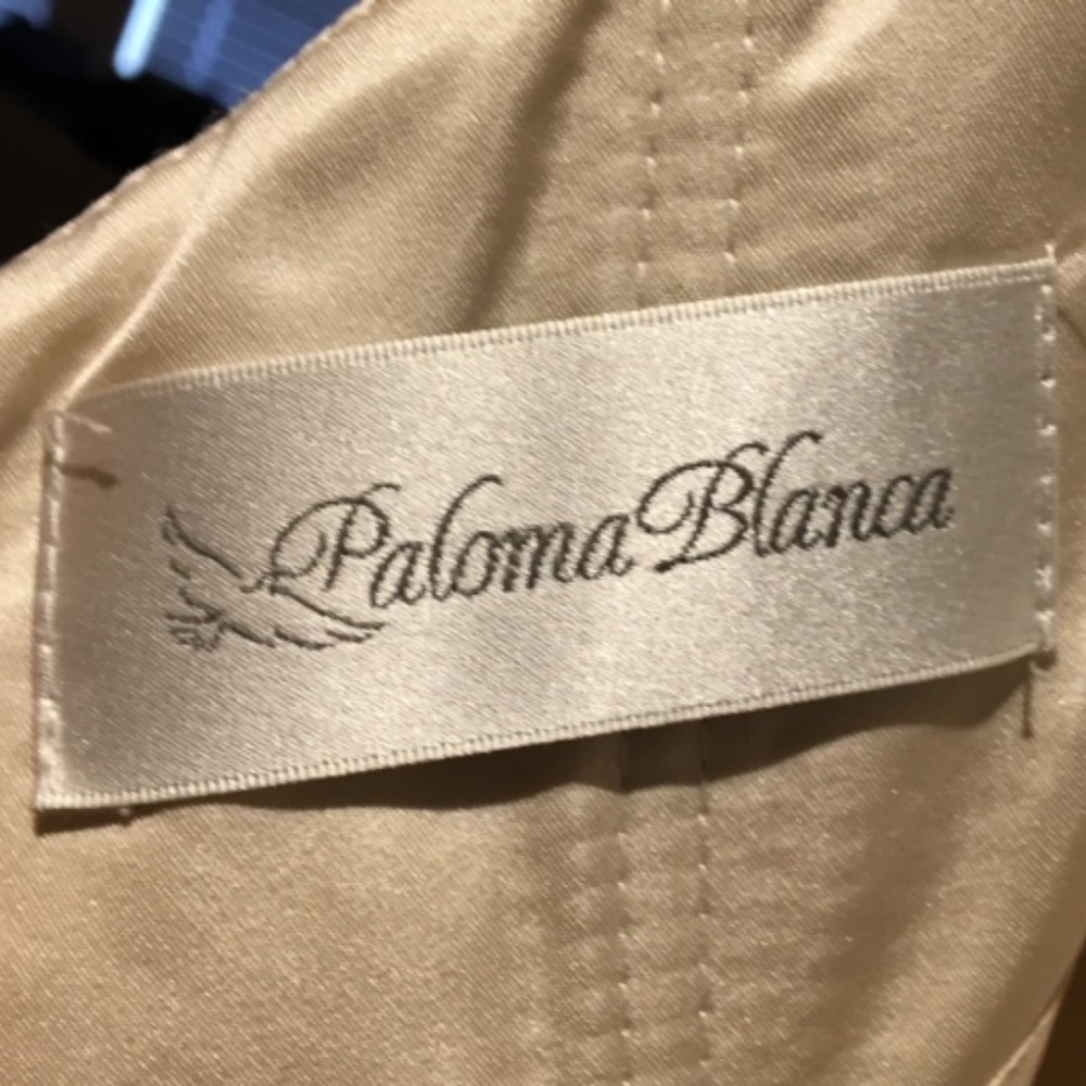 Paloma Blanca Silk Wedding Gown * sale-final price - Picture 7 of 8